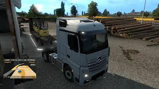 ETS2 : Truck Carrying 11 Tonne Forklift | Euro Truck Simulator 2 with Hindi Commentary