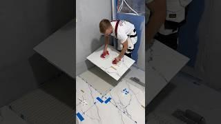 Укладка керамогранита #керамогранит #ремонт #плиточникмосква #дизайн #tiler #ремонтквартир #стройка