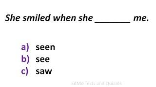 GRAMMAR TEST. 30 QUESTIONS. English quiz.