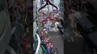 Champagne christening for Utopia of the Seas. This was really cool!!