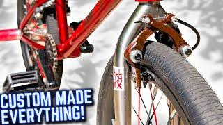 BMX Mad Scientist - ALL CUSTOM EVERYTHING!! - Mark Johnson Bike Check