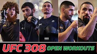 UFC 308: Topuria vs. Holloway Open Workout Highlights | MMA Fighting