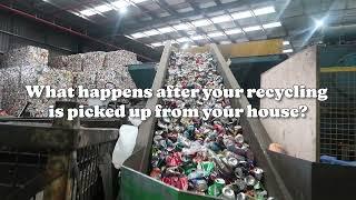 What happens at a Material Recovery Facility (MRF)?