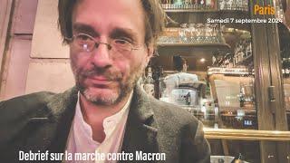 Debrief sur la marche contre Macron