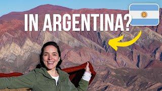 RAINBOW MOUNTAIN South America!  Exploring Quebrada de Humahuaca Argentina VLOG