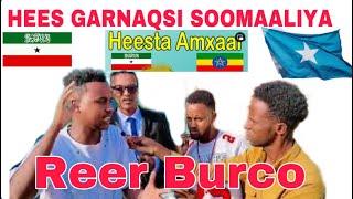 REER BURCO OO SOOMALIYA HEES KULA GARNAQSADAY AMXAARANA TAAGEERAY ||