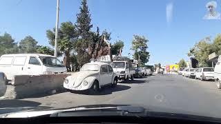 جولة في شوارع #دمشق ( ميدان ابو حبل - ساحة الاشمر- نهر عيشة )