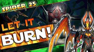 Sicia Flametongue Super Fast 30 sec Spider 25 run | Raid Shadow Legends