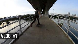 LONGBOARDING OVER A RIVER!