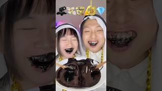 Emoji Food Challenge ASMR Dubai Gold Food Mukbang #asmr #mukbang