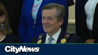 Powerful politicians urge John Tory to stay on as Mayor