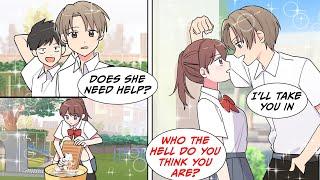 [Manga Dub] Cocky boy tried to 'save' the girl who lives in the park... [RomCom]