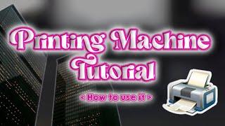 How to use printing machine by Nadia Oktaviani XII MP 1