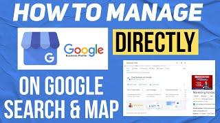 How to Edit your Business Profile on Google Search and Map | Google Business Profile Tutorial