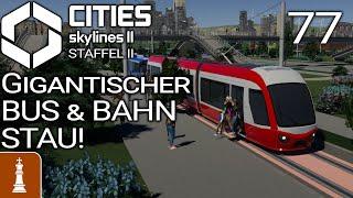 Gigantischer BUS & BAHN Stau!  Let's Play Cities: Skylines 2 Beach Properties 77 | deutsch