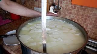 Сыр в домашних условиях полутвердый ЧАСТЬ 2