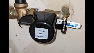 YoLink smart water valve installation