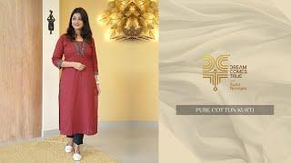 PURE COTTON KURTI | DCT CLOTHING STORE