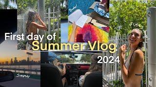 first day of SUMMER 2024 vlog! ️