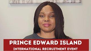 Prince Edward Island International Recruitment Event