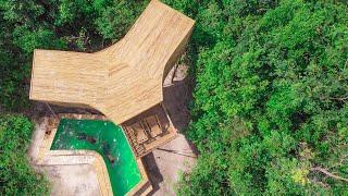 Build The Most Craft Bamboo Villa And Swimming Pools [Full Video]