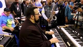 Joey DeFrancesco at NAMM 2020 on the Viscount Legend 70’s piano