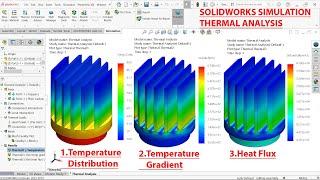 SolidWorks Simulation Thermal Analysis-Heat sink