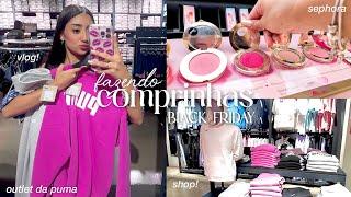 fazendo compras comigo na black friday! sephora, puma, go case e americanas - dudah rocha