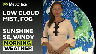 18/09/24 – Early cloud in England then sunny – Morning Weather Forecast UK –Met Office Weather