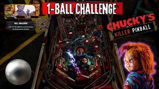 TOURNAMENT : Pinball M - Chucky's Killer Pinball | 1-Ball Challenge