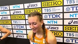 Femke Bol explains her fall at end of 2023 Worlds mixed relay