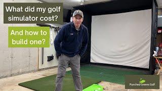 How to build an indoor golf simulator and how much my Garmin R10 golf simulator cost in 2024?