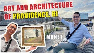 PROVIDENCE - ART  AND ARCHITECTURE ️!! River Walk Tour, RISD Art Museum + Cutting-edge Bridge 