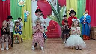Танец с шляпами "Хлопающая песенка"
