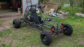 GSXR600 powered home built crosskart buggy (Frankenstein) Pt3