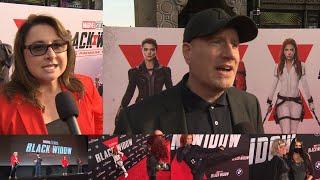 Kevin Feige & Victoria Alonso Interviews at MARVEL STUDIOS’ “BLACK WIDOW” WORLD PREMIERE FAN EVENT