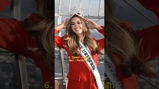 Top 10 Most Beautiful  Miss Universe In The World #shorts