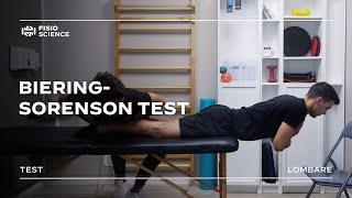 Biering-Sorenson Test | Test resistenza lombare