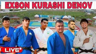 Denov Exson Kurashi Finallar 25.05.2024 Aqilmurod Norquvat shoxjahon Xurshid