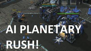 CHEESIEST AI EVER - SC2 AI - Chance vs QTaRaKaNQ