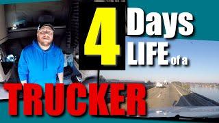 4 Days of my LIFE as a TRUCKER | Regional Truck Driver - Truck Stops, Fuel Costs and Sleeping