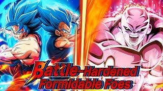 EZA LR GOD GOKU & VEGETA VS. DRAGON BALL SUPER EDITION 2! BATTLE HARDENED FORMIDABLE FOES! (Dokkan)