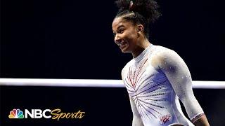 Jordan Chiles impresses on night one, leaps into third place at US Nationals | NBC Sports