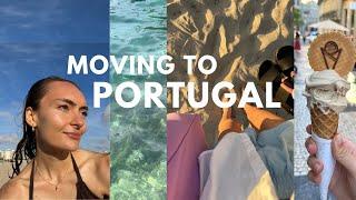 moving to portugal !! evening beach swims & settling into routines