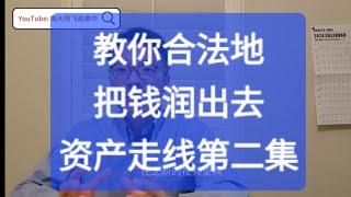 合法地将财产润到境外？-资金走线第二集 #移民 #财产转移 #跨境 #外汇管理局 #外管局 #美元 #蚂蚁搬家