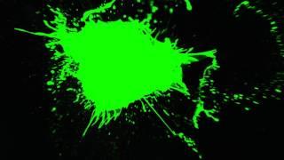 FREE HD Green Screen SPLATTER for PAINT OR BLOOD