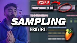 HOW TO FLIP SAMPLES INTO JERSEY DRILL??!! (fl studio sampling tutorial)