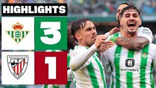 REAL BETIS 3 - 1 ATHLETIC CLUB | HIGHLIGHTS LALIGA EA SPORTS