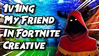 1v1ing My Friend In Fortnite Creative "I Won But RAGED" Collab W/NAWT GRIFFIN