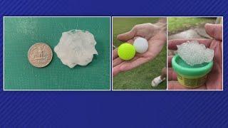 DFW Weather | Massive hail falls across North Texas on Monday evening